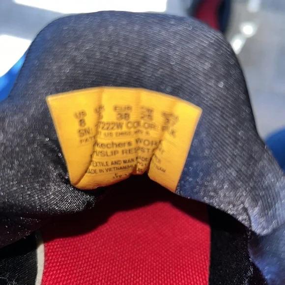 SOLD SOLD SOLD 👟Skechers 👟WORK Wide Fit Slip Resistant Slip On SneakersSize 8 - Picture 5 of 10